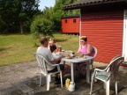 I sommerhuset